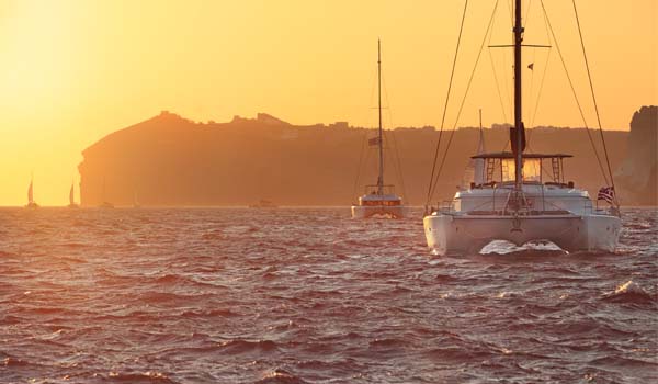 Hop on a yacht or catamaran and be inspired by the wild beauty